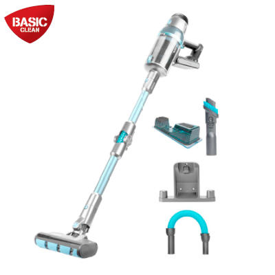 LEDNINGSFRI STØVSUGER MED POSE SYSTEM - Fra BasicClean.dk