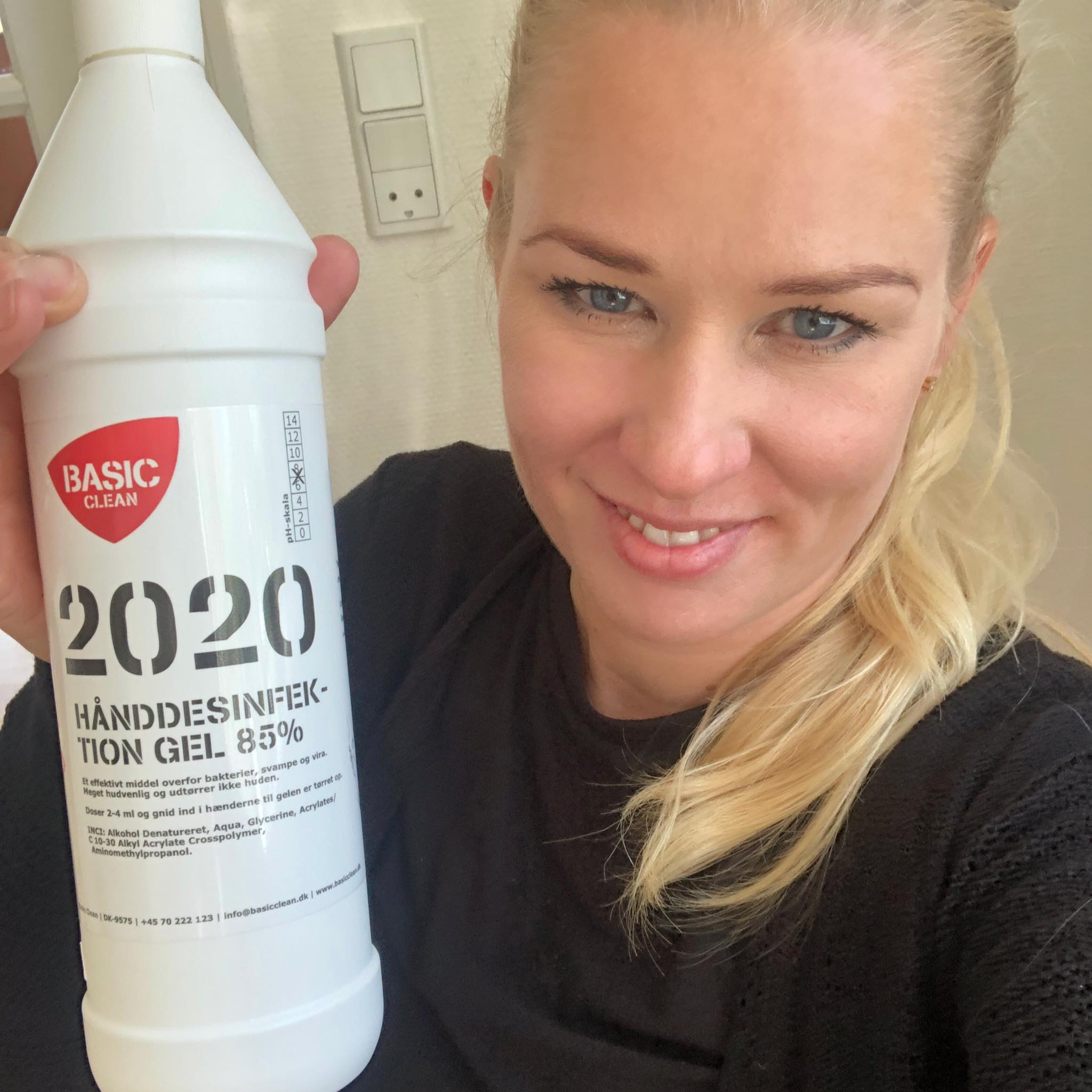 Hånddesinfektions gel 85% - Fra BasicClean.dk