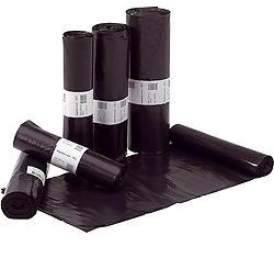 Sorte affaldssække - Fra BasicClean.dk